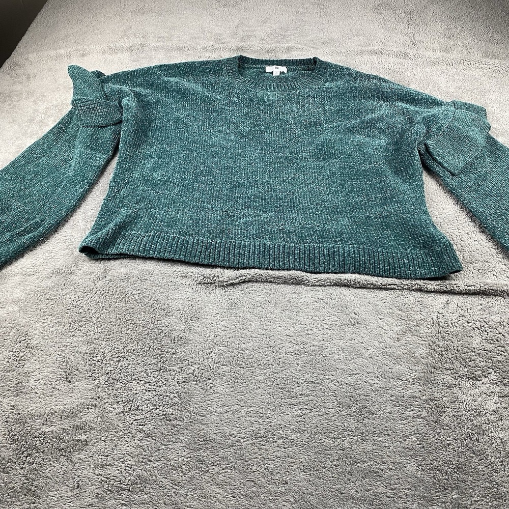 BP. Crew‎ Neck Knit Sweater Womens Medium Green Long Sleeve